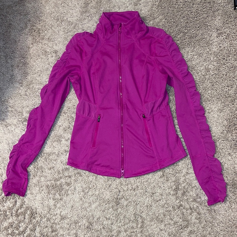 Zella zip-up athletic jacket - small